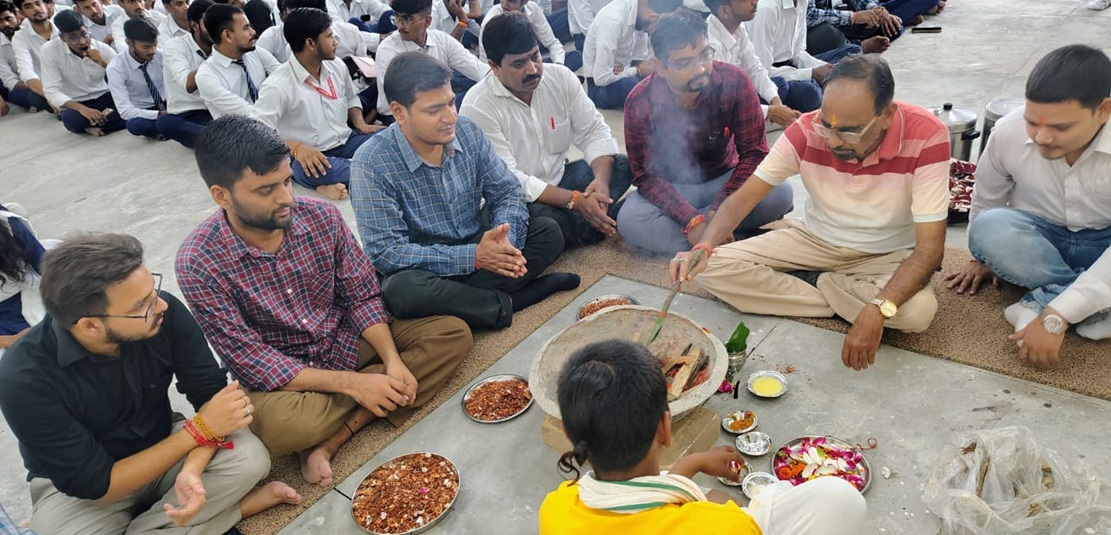 Celebration of Vishwakarma Puja